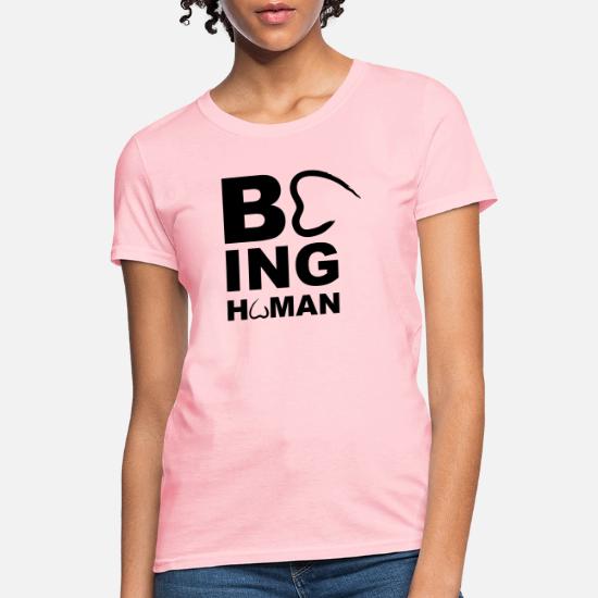 being human t shirt white